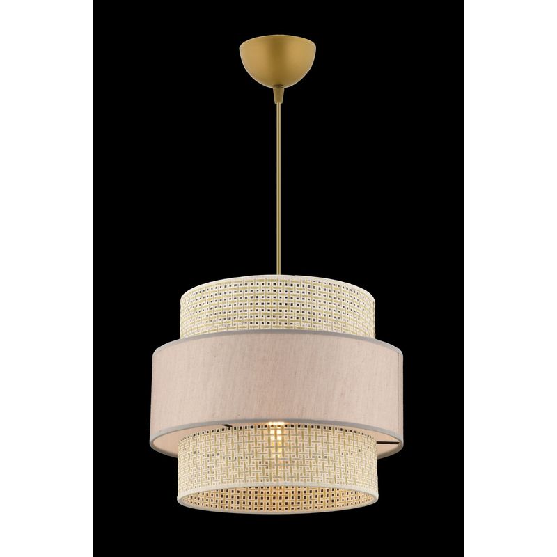 Casa si Gradina - Corpuri si surse de iluminat - Lustre si pendule - Candelabru, Opviq, metal, crem bej, 30x30x65 cm, 390FLH2434 - Infinity.ro