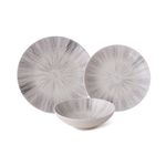 Casa si Gradina - Bucatarie si vesela - Vesela si tacamuri - Servicii de masa - Set de masa 24 piese, Hermia, portelan, multicolor, lavabil in masina de spalat vase, sigur pentru microunde - Infinity.ro