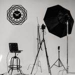 Casa si Gradina - Decoratiuni - Ceasuri - Ceas de perete decorativ, Wallxpert, metal, negru, 48x48 cm, 279ENZ1412 - Infinity.ro