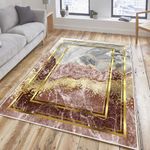 Casa si Gradina - Textile si covoare - Covoare - Covoare casa - Covor, Conceptum Hypnose, multicolor, 140x220 cm, catifea, antiderapant, 599HFT4404 - Infinity.ro