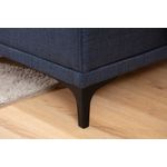 Casa si Gradina - Mobilier - Canapele si coltare - Coltare - Coltar, Hanah Home, lemn fag si pal, albastru, 145x250x77 cm - Infinity.ro