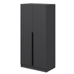 Casa si Gradina - Mobilier - Dulapuri si sifoniere - Sifoniere - Sifonier, Hanah Home, pal melaminat, antracit, 90x52x210 cm - Infinity.ro