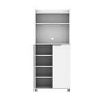 Casa si Gradina - Mobilier - Dulapuri si sifoniere - Dulapuri - Dulap multifunctional, Hanah Home, panou aglomerat melaminat, alb, 73x36x172 cm - Infinity.ro