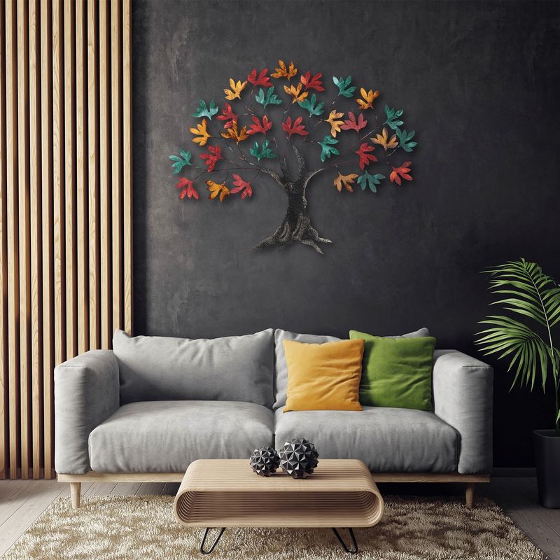 Casa si Gradina - Decoratiuni - Decoratiuni perete - Accesoriu decorativ de perete, Wallxpert, metal, multicolor, 115x94x4 cm - Infinity.ro