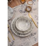 Casa si Gradina - Bucatarie si vesela - Vesela si tacamuri - Servicii de masa - Set de masa 24 piese, Hermia, portelan, multicolor, lavabil in masina de spalat vase, sigur pentru microunde - Infinity.ro