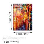 Casa si Gradina - Decoratiuni - Tablouri - Tablou decorativ, Wallxpert, sticla temperata, multicolor, 50x70 cm, 123BZM1510 - Infinity.ro