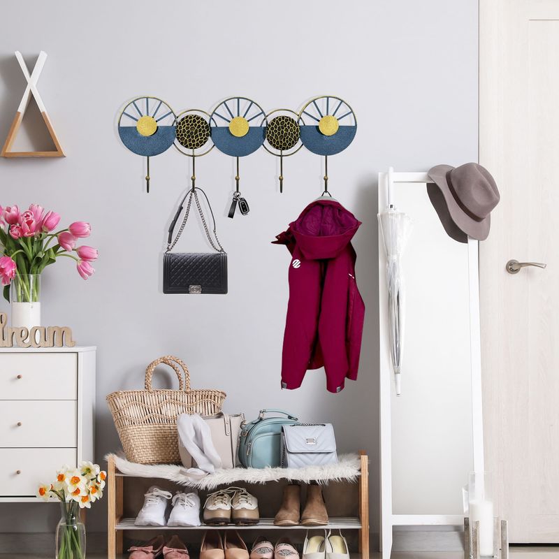 Casa si Gradina - Mobilier - Organizare si depozitare - Cuiere - Cuiere de perete, Wallxpert, metal, multicolor, 60x23 cm - Infinity.ro