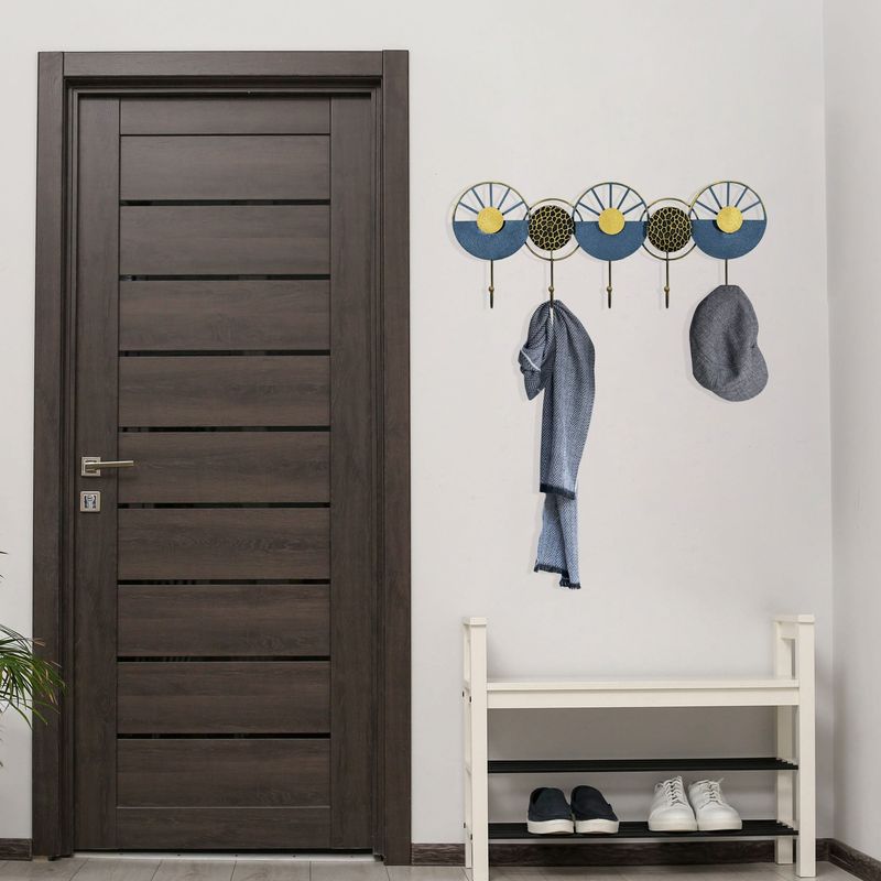 Casa si Gradina - Mobilier - Organizare si depozitare - Cuiere - Cuiere de perete, Wallxpert, metal, multicolor, 60x23 cm - Infinity.ro