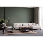 Casa si Gradina - Mobilier - Canapele si coltare - Coltare - Coltar, Atelier Del Sofa, poliester, alb, 280x160 cm - Infinity.ro