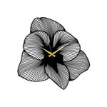 Casa si Gradina - Decoratiuni - Ceasuri - Ceas de perete decorativ, Wallxpert, metal, negru, 70x70 cm, 891TNL3635 - Infinity.ro