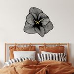 Casa si Gradina - Decoratiuni - Ceasuri - Ceas de perete decorativ, Wallxpert, metal, negru, 70x70 cm, 891TNL3635 - Infinity.ro