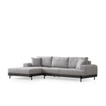 Casa si Gradina - Mobilier - Canapele si coltare - Coltare - Coltar, Hanah Home, lemn fag si pal, gri, 170x280x98 cm, 560ARE2133 - Infinity.ro