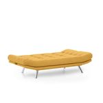 Casa si Gradina - Mobilier - Canapele si coltare - Canapele - Canapea extensibila, Atelier Del Sofa, metal, mustar, 200x95x105 cm - Infinity.ro