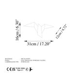 Casa si Gradina - Corpuri si surse de iluminat - Plafoniere, aplice si spoturi - Aplica de perete, Opviq, metal, auriu, 31x12x16 cm - Infinity.ro