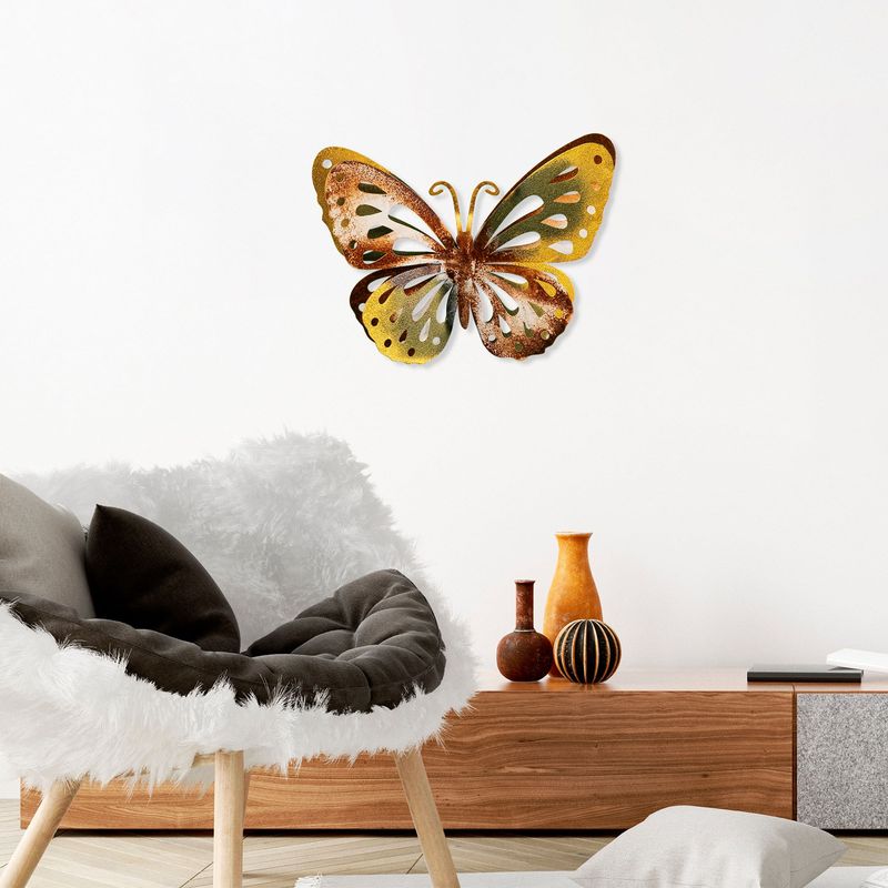 Casa si Gradina - Decoratiuni - Decoratiuni perete - Accesoriu decorativ de perete, Wallxpert, metal, multicolor, 29x22 cm, 930DYU1240 - Infinity.ro