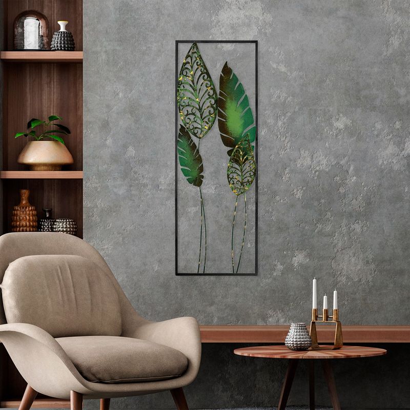 Casa si Gradina - Decoratiuni - Decoratiuni perete - Accesoriu decorativ de perete, Wallxpert, metal, multicolor, 32x90 cm, 930DYU1181 - Infinity.ro