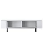 Casa si Gradina - Mobilier - Comode si corpuri - Comode - Comoda tv, Hanah Home, pal melaminat, alb argintiu, 180x50x30 cm - Infinity.ro
