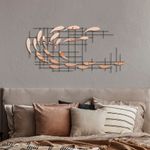 Casa si Gradina - Decoratiuni - Decoratiuni perete - Accesoriu decorativ de perete, Wallxpert, metal, multicolor, 100x45x4 cm, 891TNL2411 - Infinity.ro