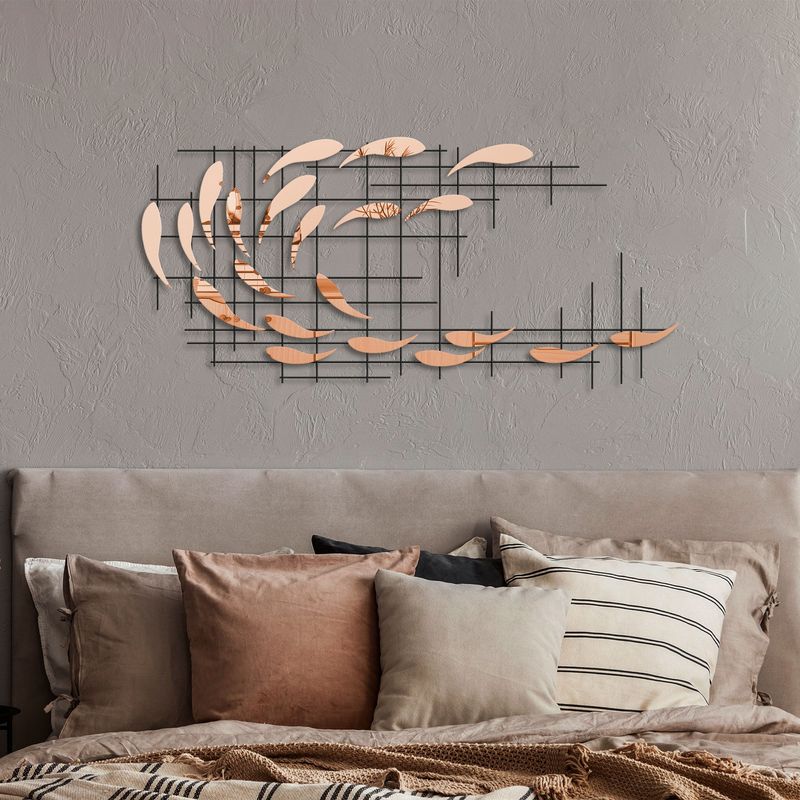 Casa si Gradina - Decoratiuni - Decoratiuni perete - Accesoriu decorativ de perete, Wallxpert, metal, multicolor, 100x45x4 cm, 891TNL2411 - Infinity.ro