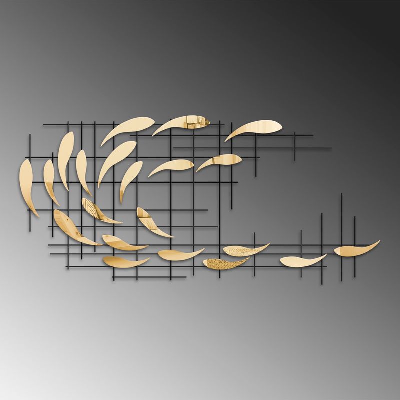 Casa si Gradina - Decoratiuni - Decoratiuni perete - Accesoriu decorativ de perete, Wallxpert, metal, multicolor, 100x45x4 cm, 891TNL2410 - Infinity.ro