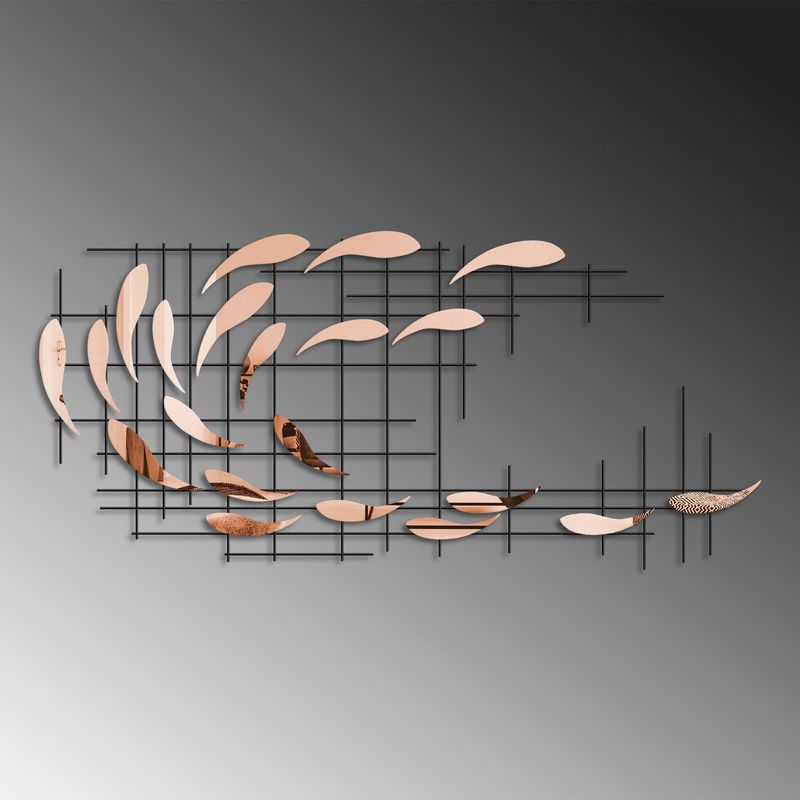 Casa si Gradina - Decoratiuni - Decoratiuni perete - Accesoriu decorativ de perete, Wallxpert, metal, multicolor, 100x45x4 cm, 891TNL2411 - Infinity.ro