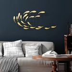 Casa si Gradina - Decoratiuni - Decoratiuni perete - Accesoriu decorativ de perete, Wallxpert, metal, multicolor, 100x45x4 cm, 891TNL2410 - Infinity.ro