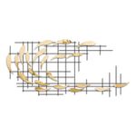 Casa si Gradina - Decoratiuni - Decoratiuni perete - Accesoriu decorativ de perete, Wallxpert, metal, multicolor, 100x45x4 cm, 891TNL2410 - Infinity.ro