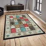 Casa si Gradina - Textile si covoare - Covoare - Covoare casa - Covor, Conceptum Hypnose, multicolor, 160x230 cm, catifea, antiderapant, 599HFT1676 - Infinity.ro
