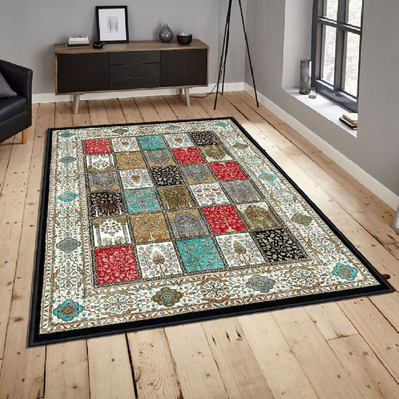 Casa si Gradina - Textile si covoare - Covoare - Covoare casa - Covor, Conceptum Hypnose, multicolor, 160x230 cm, catifea, antiderapant, 599HFT1676 - Infinity.ro