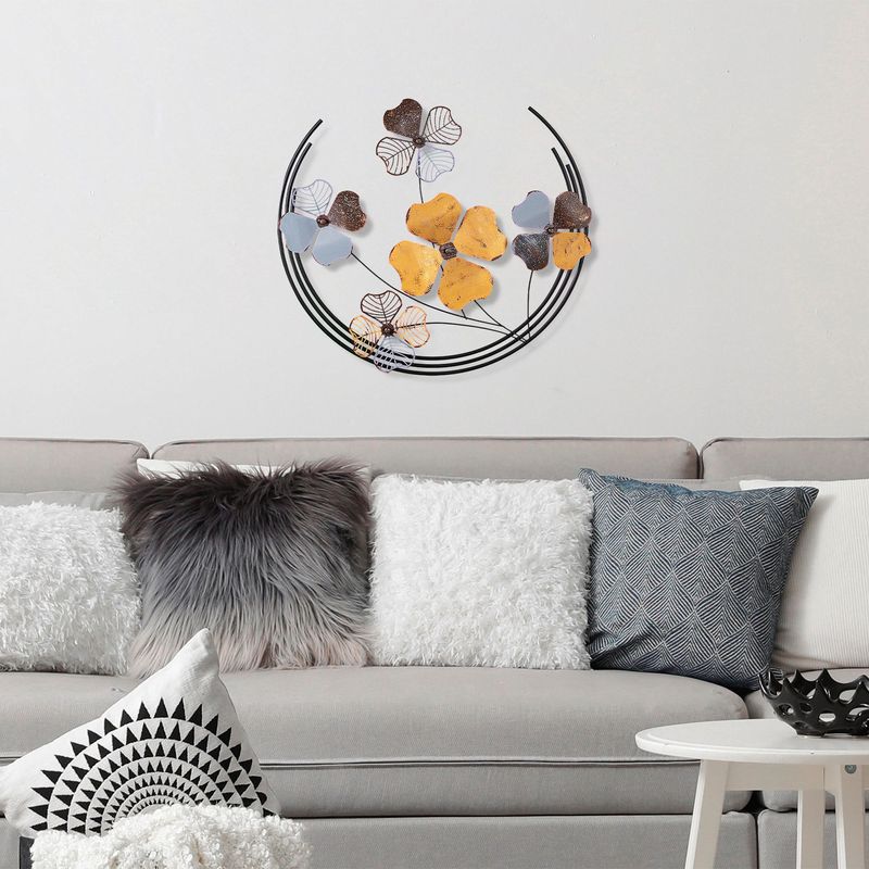 Casa si Gradina - Decoratiuni - Decoratiuni perete - Accesoriu decorativ de perete, Wallxpert, metal, multicolor, 70x62x4 cm, 930DYU1262 - Infinity.ro
