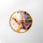 Casa si Gradina - Decoratiuni - Tablouri - Tablou decorativ, Wallxpert, sticla temperata, multicolor, diametru 60 cm, 698GLS1498 - Infinity.ro