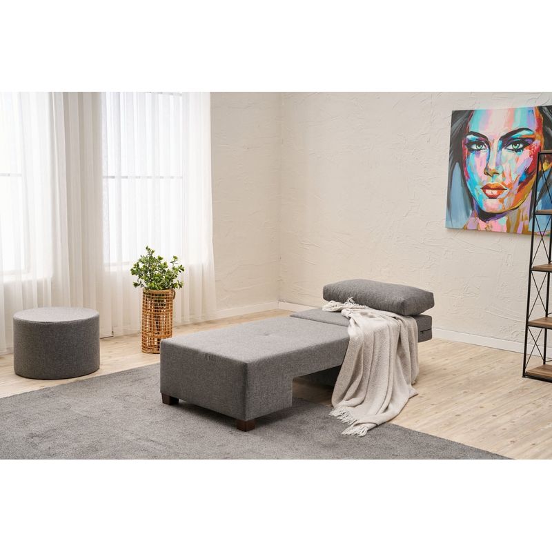 Casa si Gradina - Mobilier - Canapele si coltare - Canapele - Canapea extensibila, Atelier Del Sofa, in, gri, 116x93x83 cm, 825BLC4713 - Infinity.ro