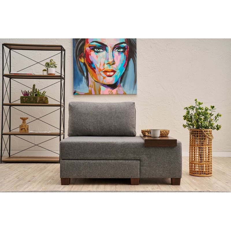 Casa si Gradina - Mobilier - Canapele si coltare - Canapele - Canapea extensibila, Atelier Del Sofa, in, gri, 116x93x83 cm, 825BLC4713 - Infinity.ro