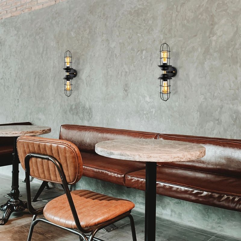 Casa si Gradina - Corpuri si surse de iluminat - Plafoniere, aplice si spoturi - Aplica de perete, Opviq, metal, negru auriu, 12x20x51 cm - Infinity.ro