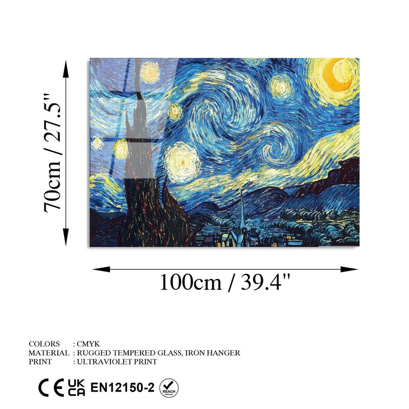 Casa si Gradina - Decoratiuni - Tablouri - Tablou decorativ, Wallxpert, sticla calita, multicolor, 70x100 cm, 123BZM1266 - Infinity.ro