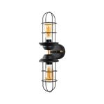 Casa si Gradina - Corpuri si surse de iluminat - Plafoniere, aplice si spoturi - Aplica de perete, Opviq, metal, negru auriu, 12x20x51 cm - Infinity.ro