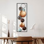 Casa si Gradina - Decoratiuni - Decoratiuni perete - Accesoriu decorativ de perete, Wallxpert, metal, multicolor, 32x90x4 cm, 891TNL2404 - Infinity.ro