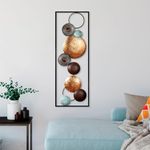 Casa si Gradina - Decoratiuni - Decoratiuni perete - Accesoriu decorativ de perete, Wallxpert, metal, multicolor, 32x90x4 cm, 891TNL2404 - Infinity.ro