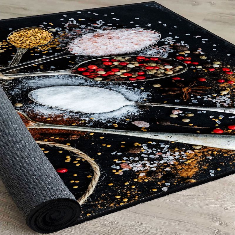 Casa si Gradina - Textile si covoare - Covoare - Covorase intrare - Covor de hol, Conceptum Hypnose, multicolor, 100x200 cm, catifea, antiderapant, 599HFT3912 - Infinity.ro