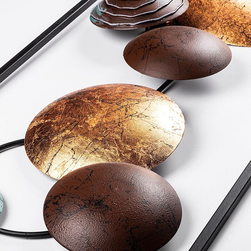 Casa si Gradina - Decoratiuni - Decoratiuni perete - Accesoriu decorativ de perete, Wallxpert, metal, multicolor, 32x90x4 cm, 891TNL2404 - Infinity.ro