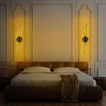 Casa si Gradina - Corpuri si surse de iluminat - Plafoniere, aplice si spoturi - Aplica de perete led, Opviq, metal, negru, 17x86x5 cm, 16w 3000k - Infinity.ro
