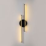 Casa si Gradina - Corpuri si surse de iluminat - Plafoniere, aplice si spoturi - Aplica de perete led, Opviq, metal, negru, 17x86x5 cm, 16w 3000k - Infinity.ro