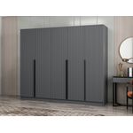 Casa si Gradina - Mobilier - Dulapuri si sifoniere - Sifoniere - Sifonier, Hanah Home, pal melaminat, antracit, 225x52x210 cm - Infinity.ro