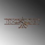 Casa si Gradina - Decoratiuni - Decoratiuni perete - Accesoriu decorativ de perete, Wallxpert, metal, antichizat, 23x70 cm - Infinity.ro