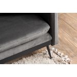 Casa si Gradina - Mobilier - Canapele si coltare - Coltare - Coltar, Atelier Del Sofa, metal, stofa poliester, antracit, 245x180 cm - Infinity.ro