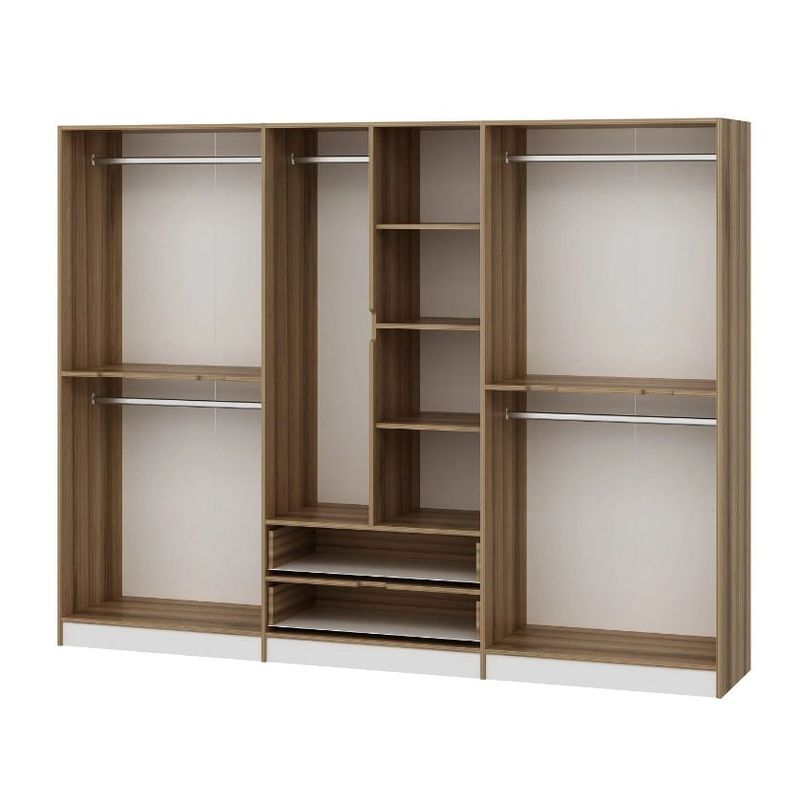 Casa si Gradina - Mobilier - Dulapuri si sifoniere - Sifoniere - Sifonier, Hanah Home, pal melaminat, dore, 277x208x52 cm - Infinity.ro