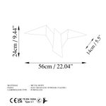 Casa si Gradina - Corpuri si surse de iluminat - Plafoniere, aplice si spoturi - Aplica, Opviq, metal, auriu, 56x14x24 cm - Infinity.ro