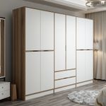 Casa si Gradina - Mobilier - Dulapuri si sifoniere - Sifoniere - Sifonier, Hanah Home, pal melaminat, dore, 277x208x52 cm - Infinity.ro