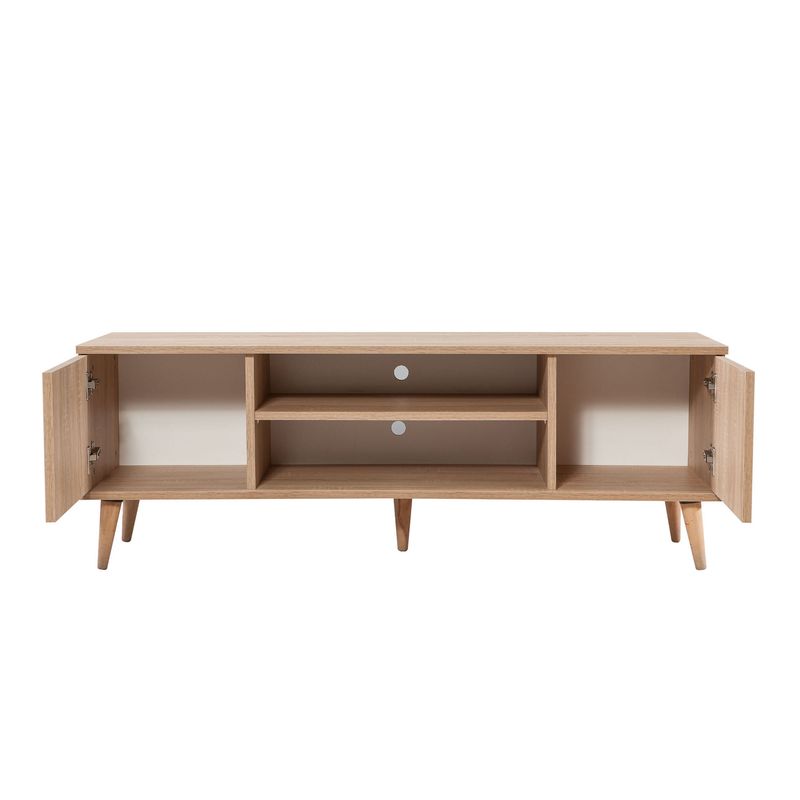 Casa si Gradina - Mobilier - Comode si corpuri - Comode - Comoda tv, Hanah Home, pal melaminat, stejar sonoma, 140x40x50 cm, 863SPH3035 - Infinity.ro