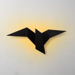 Casa si Gradina - Corpuri si surse de iluminat - Plafoniere, aplice si spoturi - Aplica, Opviq, metal, negru, 56x14x24 cm - Infinity.ro